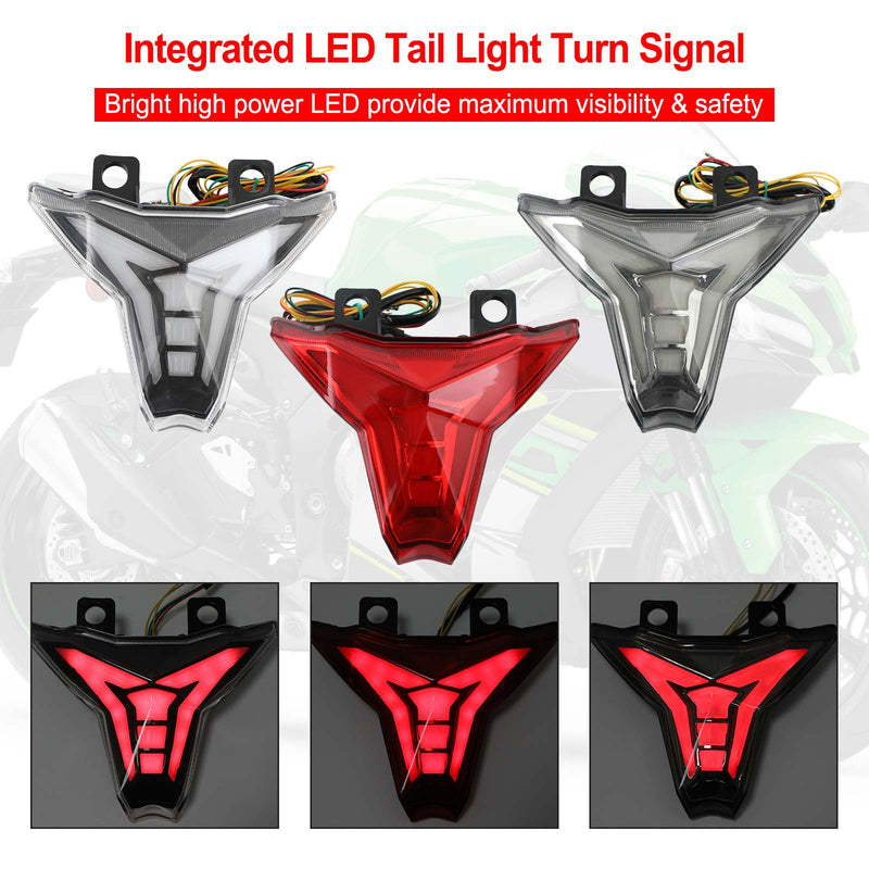 Intermitente de luz trasera integrada para KAWASAKI Ninja ZX10R Z1000 2013-2022 Genérico