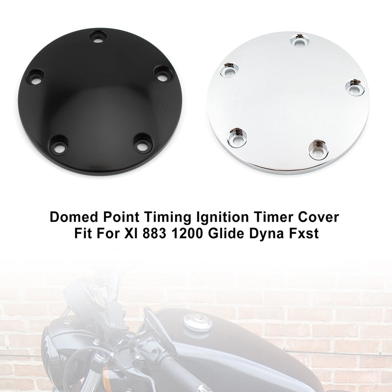 Timing Tenning Timer Deksel Kuppelpunkt for Fltr Electra Glide Dyna Fxst Chrome Generic