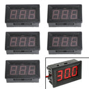 5 stk DC5-120V 0,56" 2-leder LED Digital Display Panel Voltmeter Volt Tester