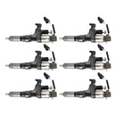 1984-2018 Hino J08E Kobelco 3.8 4.7 Diesel 6 STK Brændstofinjektorer 095000-6593