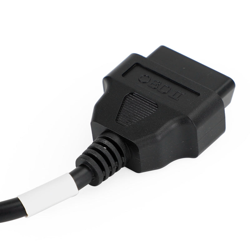 Motorsykkel 3 pins til 16 pins OBD adapter OBD2 diagnosekabelkontakt for KYMCO