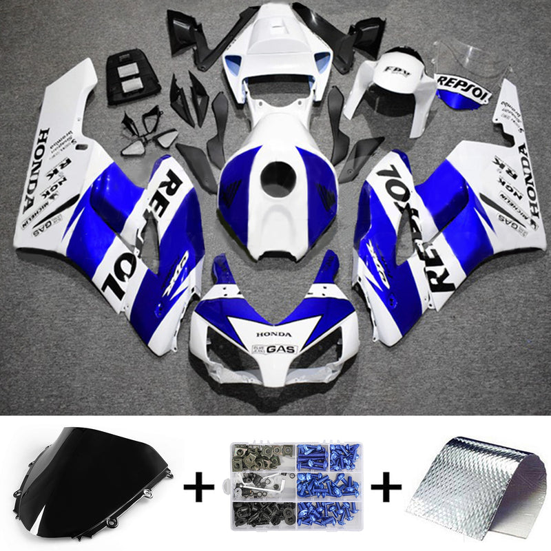 Amotopart Honda CBR1000RR 2004-2005 Zestaw owiewek Korpus Plastik ABS