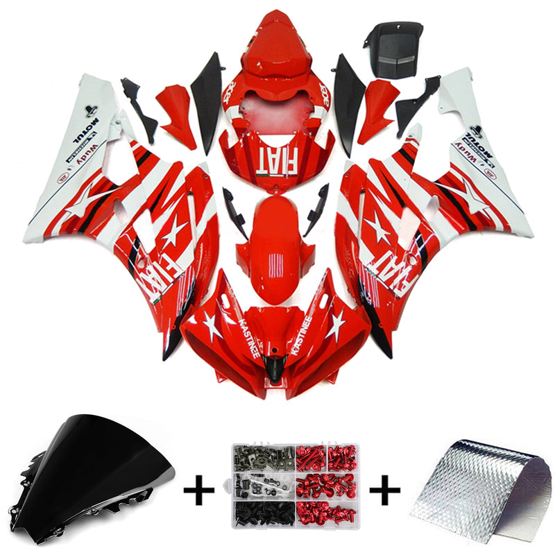 Kit de carenagem Amotopart para Yamaha YZF 600 R6 2006-2007 Carroceria Plástico ABS