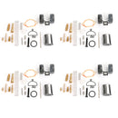 Kit de conversão para reparo de carburador de motocicleta, 4x28mm, para bicos de substituição pwk keihin oko genérico