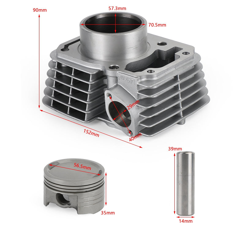 2006-2017 Honda CRF150F CRF 150 F Zestaw uszczelki cylindra tłokowego 57,3 mm Fedex Express