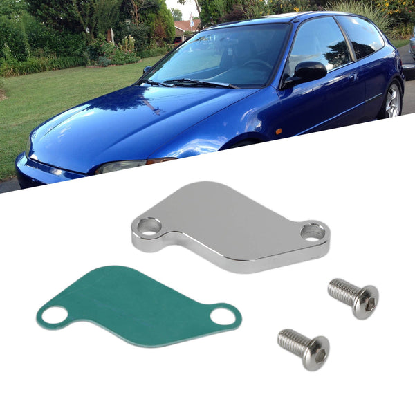 EGR Delete Plate IAC tomgangskontroll for Honda Prelude Accord Civic Legend RL EL CL Generisk