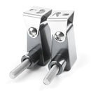 Par CNC Titanium M8 Motorsykkel Headlight Tåkelampe Bracket Extender Support