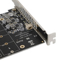 Placa de expansão do adaptador M.2 NVME SSD para PCI-E 4.0 X16 suporta PH44 2280 2242