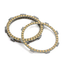 Kopplingssats stål & friktionsskivor lämplig för Yamaha XT125 RT100 RS100 TZR80 YBR125