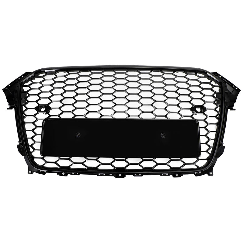 Audi A4 S4 2013-2016 svart glanset RS4 stil mesh frontstøtfangergitter