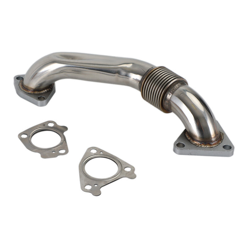 Eksosmanifold opp-rør med pakninger for LB7 LLY LBZ LMM LML 6.6L 2001-2016 Duramax Fedex Express