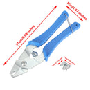 300 stykker wire bur clips med 1 stykke metal kanin bur reparation tang