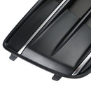 2018-2022 Audi Q5 2PCS Kryt předního nárazníku Vložka obložení mřížky Černá/Chrom