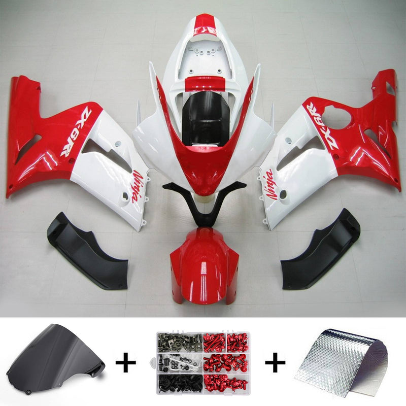 Kit de carenagem para Kawasaki ZX6R 636 2003-2004 Genérico