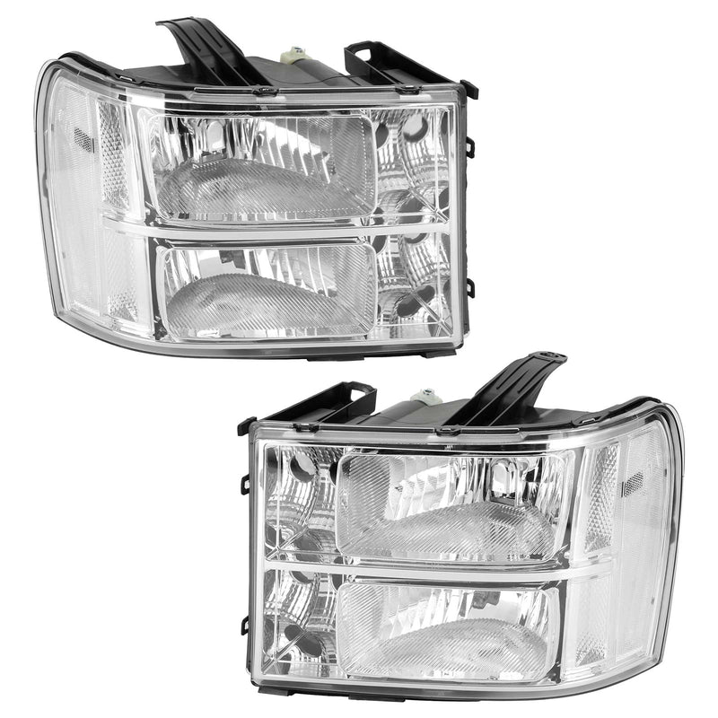 Zespół reflektorów bocznych/lamp dla GMC Sierra 1500 2500HD 3500HD 2007-2014 Generic