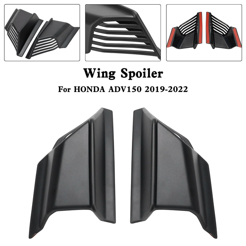 HONDA ADV-150 2019-2022 Corpo Winglet Defletor Lateral Asa de Ar Spoiler