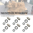 8N8796 6 uds grupo de servicio de boquilla de inyectores compatible con Caterpillar 3304 3306 D330C D333C 7S-9891 7S-8722 8N-4694