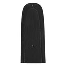 Black Flame Stitch PU Leather Baksete Fender Bibs Passer Dyna Super Glide Generic