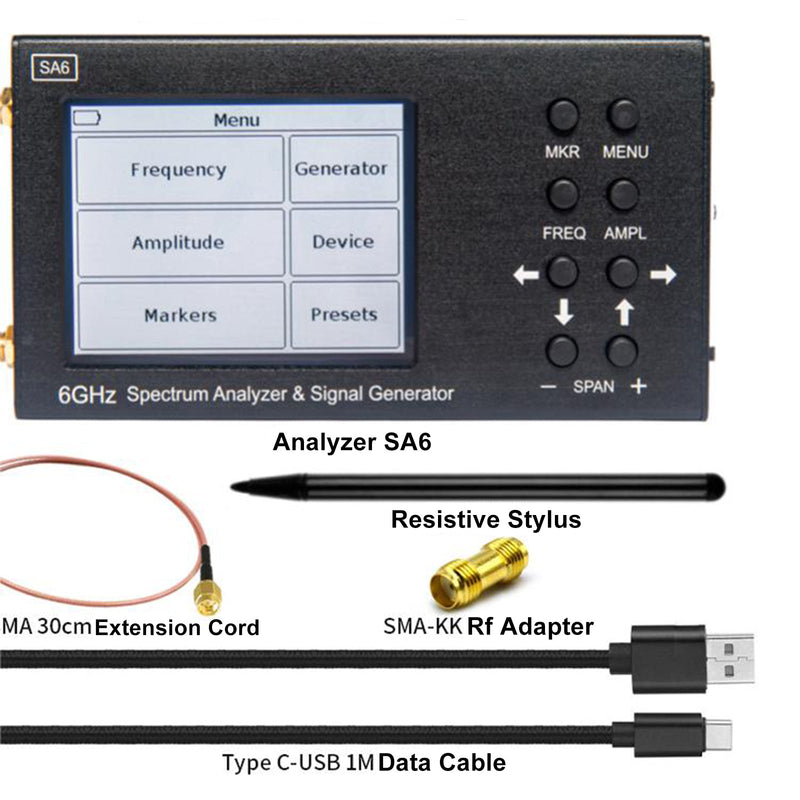 Analizator widma Generator sygnału Wi-Fi 2G 4G LTE CDMA GSM GPRS SA6 6GHz