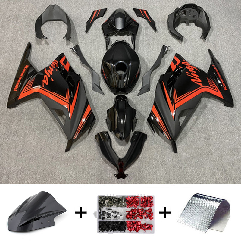 Amotopart Verkleidungsset für Kawasaki EX300/Ninja300 2013–2017, Karosserie, Kunststoff, ABS