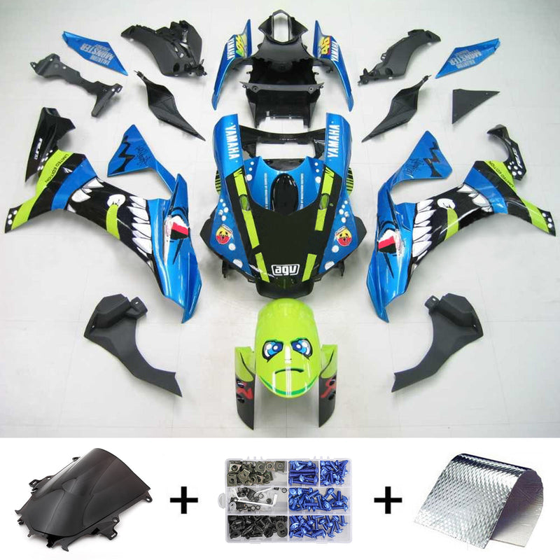 Kåpesett for Yamaha YZF 1000 R1 2015-2019 Generisk