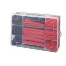 Zestaw 300 szt. rurek termokurczliwych Zestaw z podwójną ścianką i wykładziną samoprzylepną o współczynniku 3:1 Czarny Czerwony