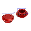 Yamaha YZF-R3 R3 R25 MT03 MT 25 Aluminio Negro Marco Tapas de orificios Tapa de enchufe