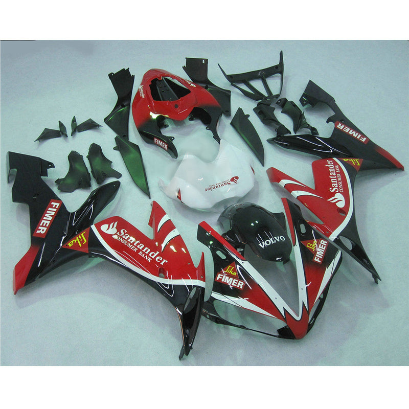 Verkleidung für Yamaha YZF R1 YZF-R1 2004-2006 2005 Rot Schwarz Generisch