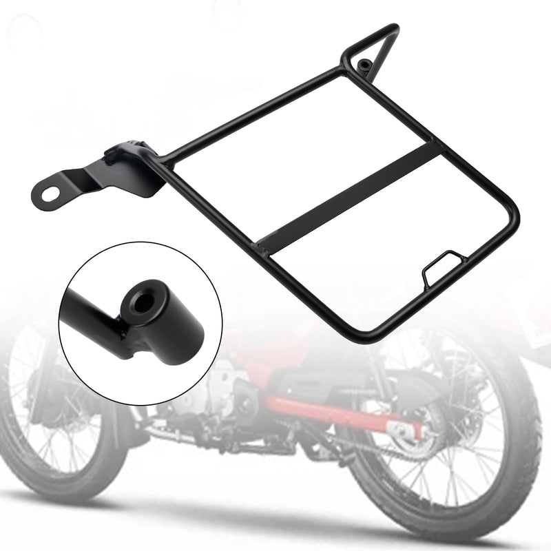 Suporte de montagem do alforje lateral Honda Ct125 Hunter Cub Trail preto esquerdo