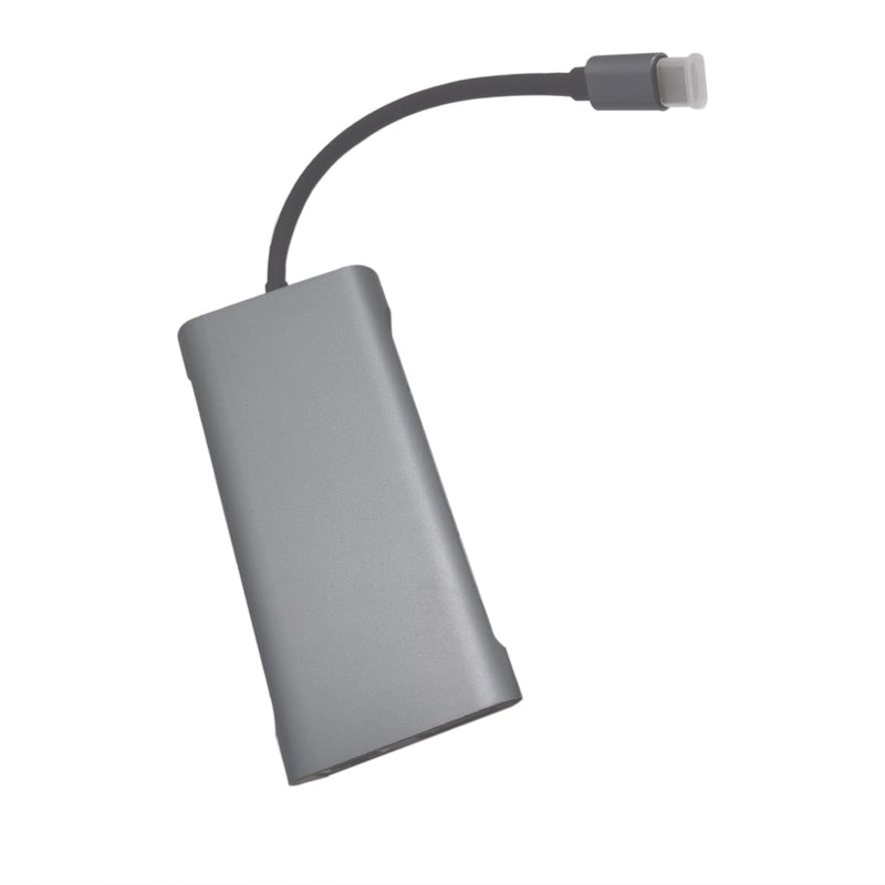 11 in 1 USB-C Type C HD -lähtö 4K USB 3.0 HD Adapter HUB -monitoimitelakka