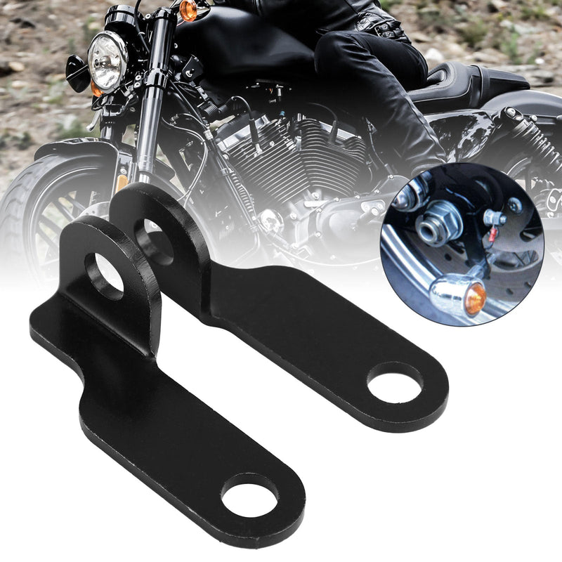 Indikatorbrakett gaffelklemmer for Sportster Big Twin foran/bak