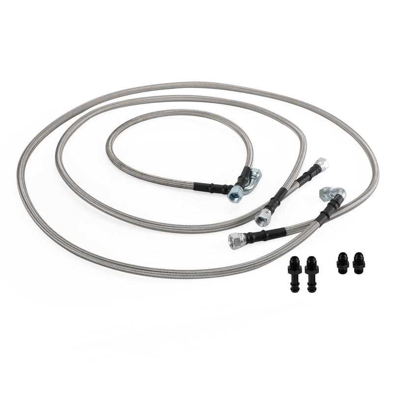 2003-2007 Dodge Ram Cummins 5.9L 48RE Transmission Trans Cooler Hoses Lines Kit 10AN SS