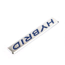 1pc 3D palavras híbridas adesivo de carro emblema de metal emblema traseiro do porta-malas