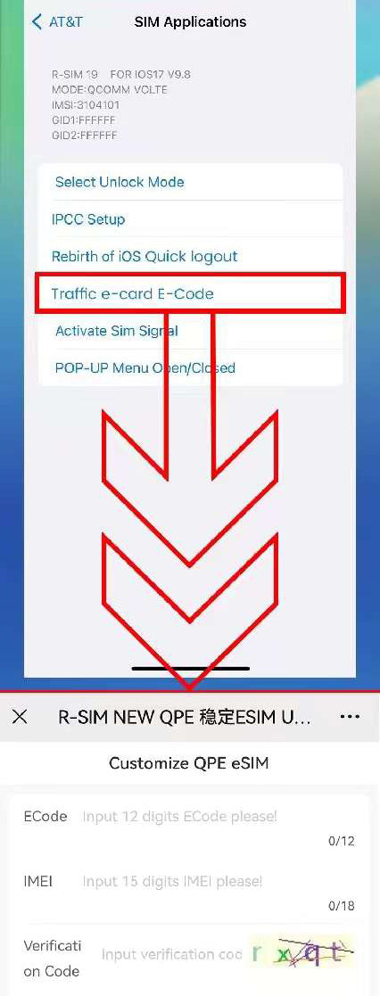 R-SIM19 UUSI QPE Stable Unlock SIM-kortti iPhone 15 Plus 14 13 Pro Max 12 IOS17:lle