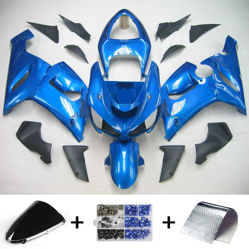 Kåpesett for Kawasaki ZX6R 636 2005-2006 Generisk