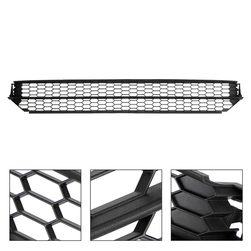 VW Passat 2012-2015 Dolny grill zderzaka przedniego o strukturze plastra miodu, czarny