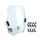 Yleiskäyttöinen moottoripyörän säädettävä tuulilasi tuulilasi 22 mm 25 mm 28 mm ohjaustanko yleinen