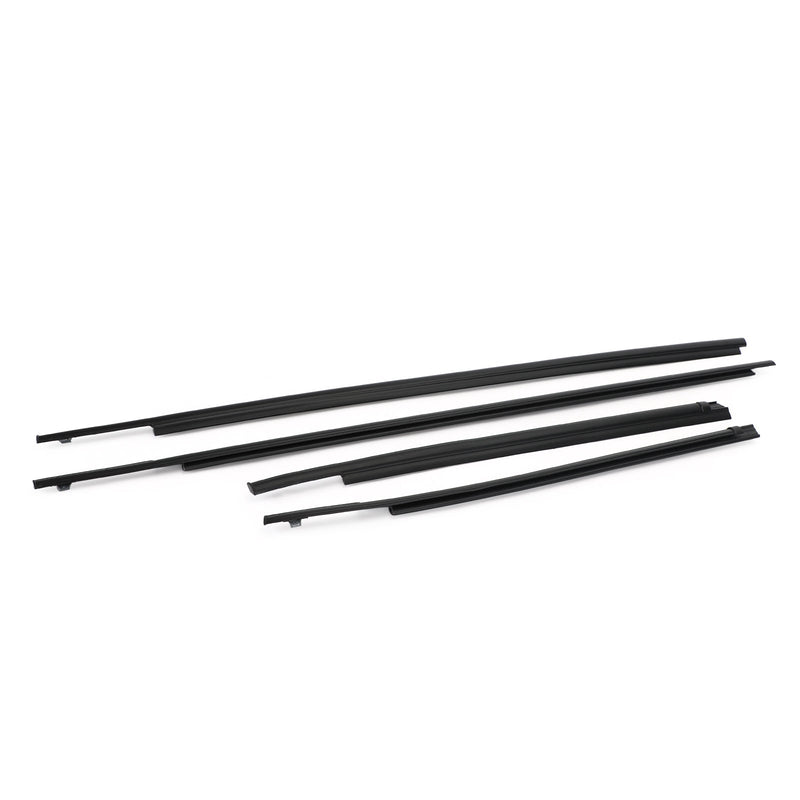 4 x tetningslister for bilvinduer for Toyota Tundra Double Cab 07-20 Generisk