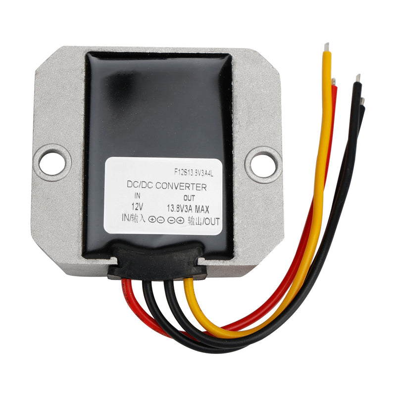 DC-DC 12V-13.8V 3A 41.4W Regulador convertidor de fuente de alimentación elevador a prueba de agua