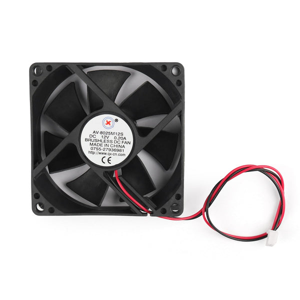 10PCS DC Brushless Cooling PC Ventilador de computador 12V 8025s 80x80x25mm 0,2A 2 pinos Fio 