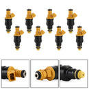 8 stk drivstoffinjektorer 0280150943 egnet for Ford F150 F250 F350 Lincoln 4.6 5.0 5.4 5.8 V8 Generic