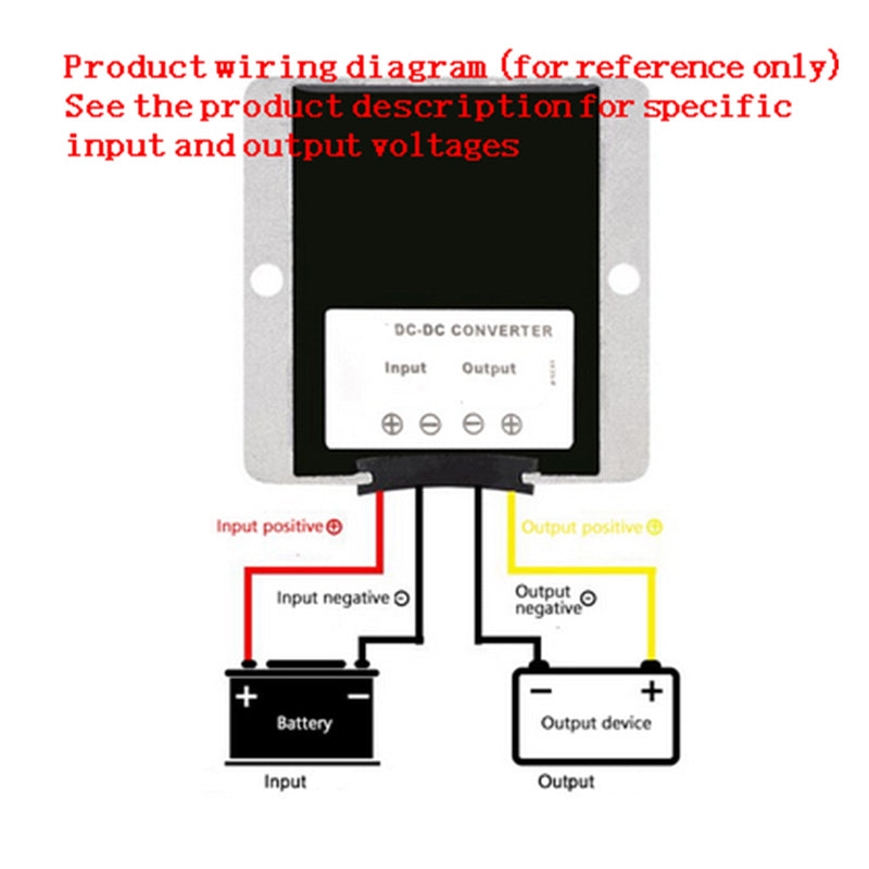 Vanntett DC/DC-omformerregulator 12V til 13,8V 8A 110,4W