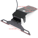 Rahmenhalterung für Kennzeichenhalter passend für KAWASAKI Ninja H2-SX 2019-2021 Generic