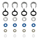 4 STK Brændstofinjektor O-ringpakninger Reparationssæt Passer til Audi A3 A4 A5 A7 VW Jetta GTI Generisk