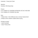 Areyourshop Sada vačkového hřídele a rozvodového řetězu pro HONDA TRX300EX Sportrax 300 TRX300X 1993-2008 Generic