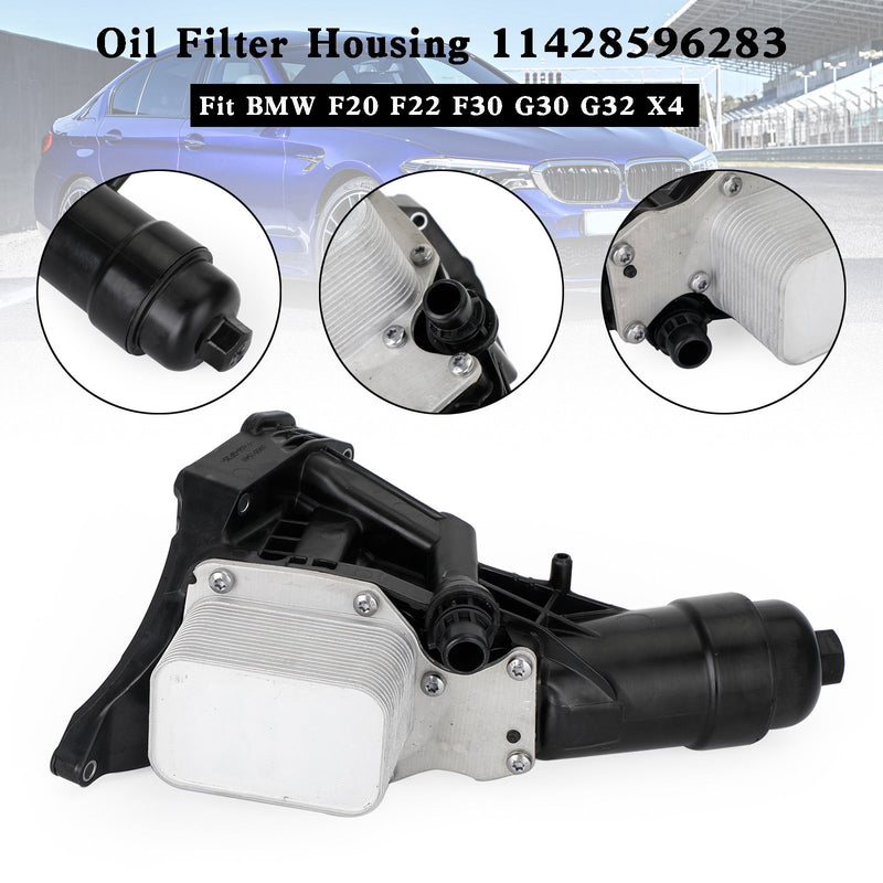 Carcasa del filtro del enfriador de aceite del motor 11428596283 adecuada para BMW F20 F22 F30 G30 G32 X4 genérico