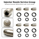 8N8796 6 uds grupo de servicio de boquilla de inyectores compatible con Caterpillar 3304 3306 D330C D333C 7S-9891 7S-8722 8N-4694