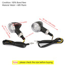 Universal Small Bullet Motorrad Blinker Blinker Kontrollleuchten Generic