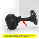 Motorsykkel Justerbar Clip On Windshield Extension Spoiler Vindavviser