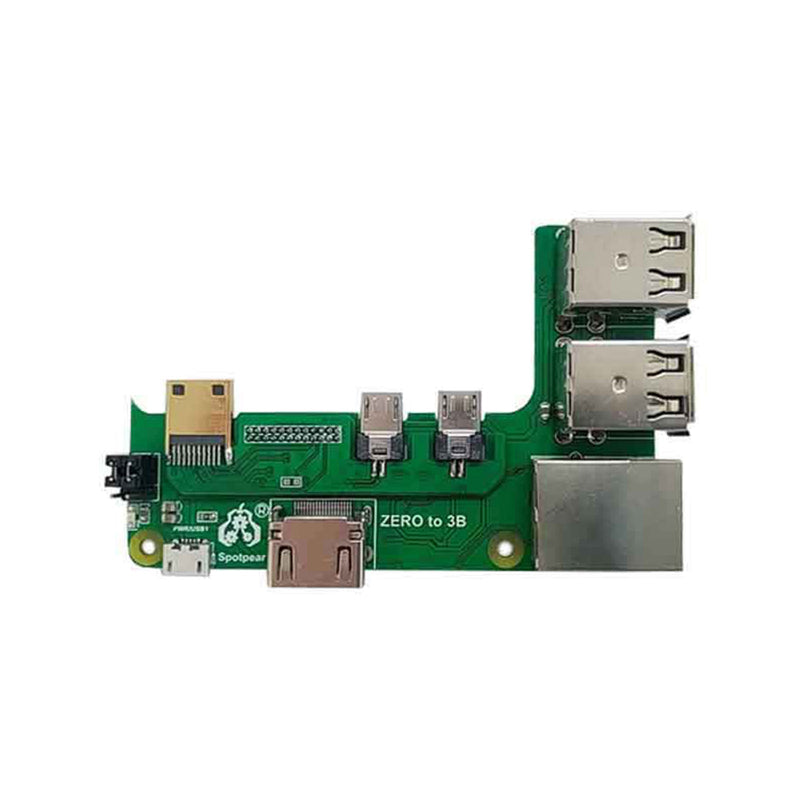 Laajennuskortti Zero Pi0 USB HUB RJ45 HAT sopii Raspberry Pi Zero 2w - 3B